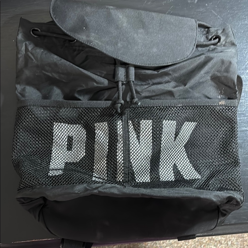 PINK Victoria's Secret Black Backpack